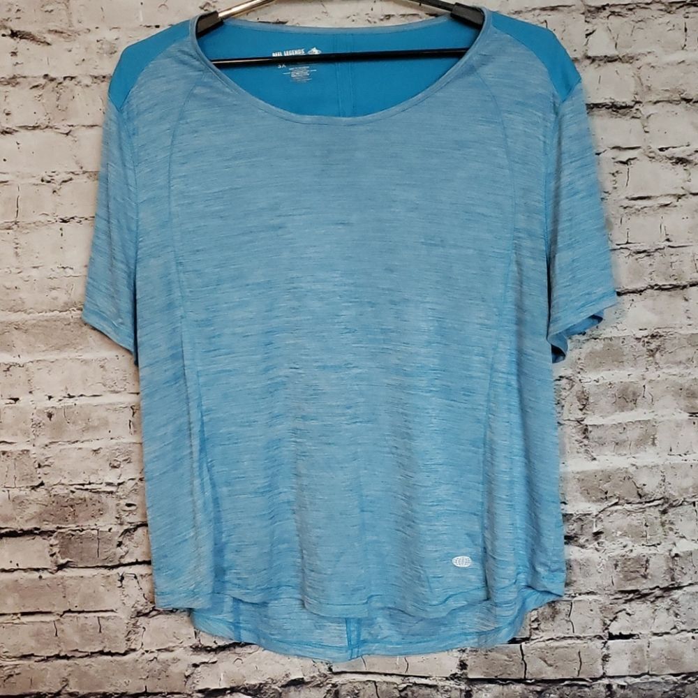 Reel Legends women's 3x blue shirt
